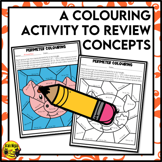 Perimeter of Rectangles Math Worksheets | Paper | Metric Units