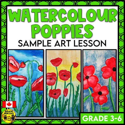 Free Remembrance Day Poppy Art Project Lesson Plan | Paper