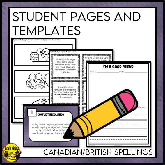Positive Relationships, Anti-Bullying, Kindness and Friendship | Health and Wellness Unit | Paper and Digital | Grades 1 to 3