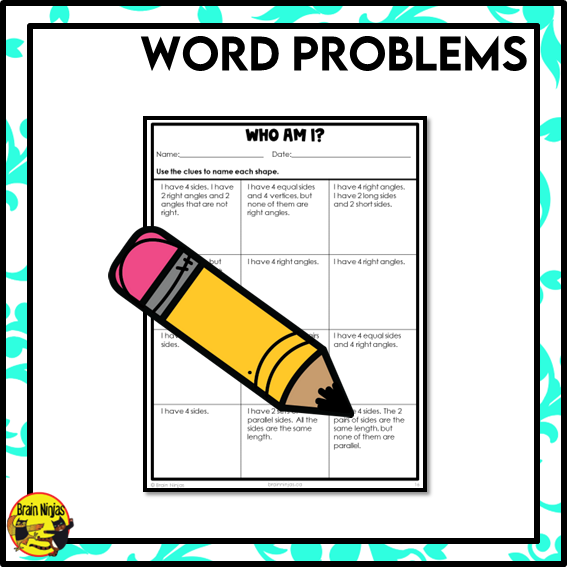 Naming Quadrilaterals Math Worksheets | Paper