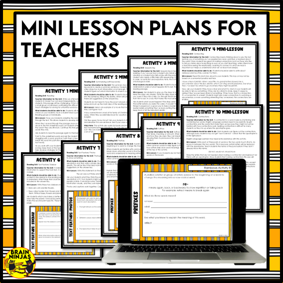 Rainbows Reading Comprehension Activities | Paper and Digital