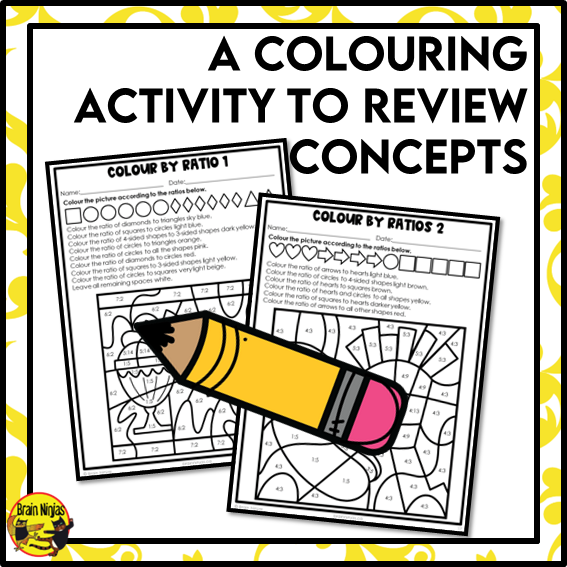 Introduction to Ratios Math Worksheets | Paper