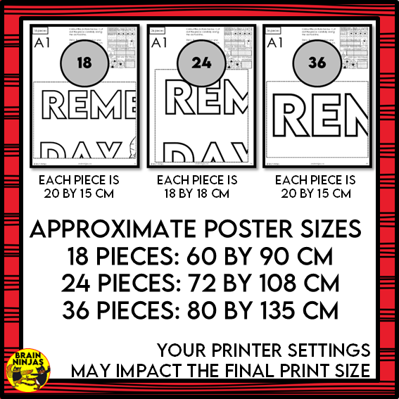 Remembrance Day Collaborative Poster | Paper