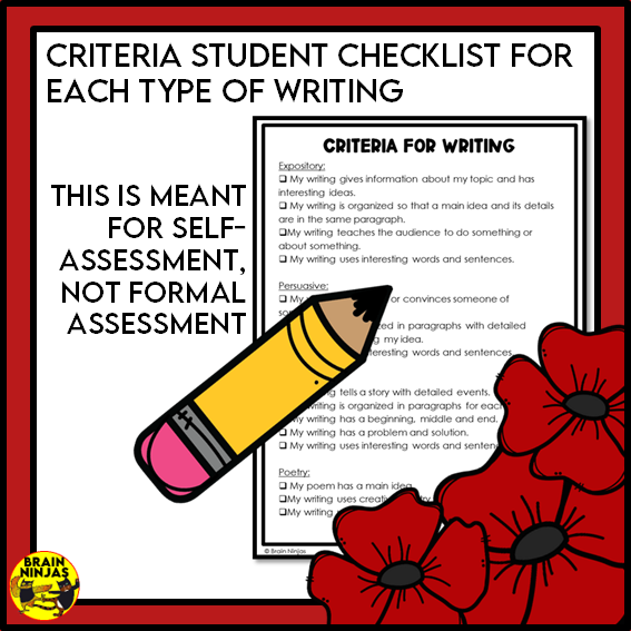 Remembrance Day Writing Prompts | Paper and Digital
