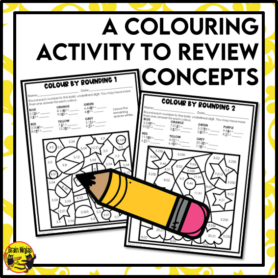 Rounding Decimals Math Worksheets | Paper