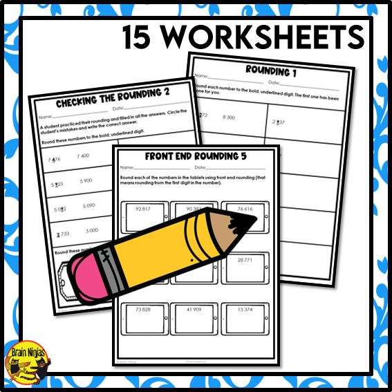 Rounding to 100 000 Math Worksheets | Paper | Grade 3 Grade 5