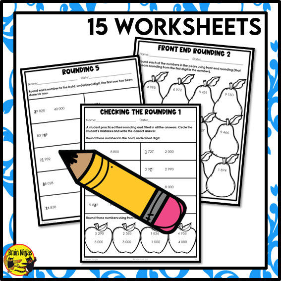 Rounding to 100 000 Math Worksheets | Paper | Grade 3 Grade 5
