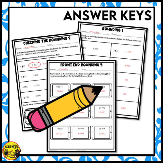 Rounding to 100 000 Math Worksheets | Paper | Grade 3 Grade 5