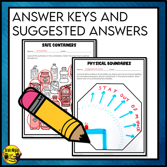 Safety and Consent | Health and Wellness Unit | Paper and Digital | Grade 1 to 3