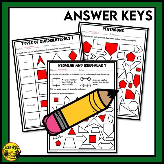 Saskatchewan Aligned Geometry Math Worksheets Bundle | Paper | Grade 3