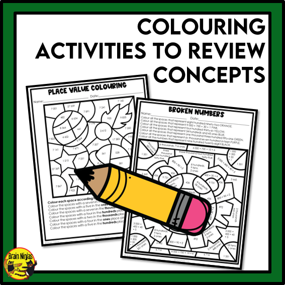 Saskatchewan Aligned Number Math Worksheets Bundle | Paper | Grade 4