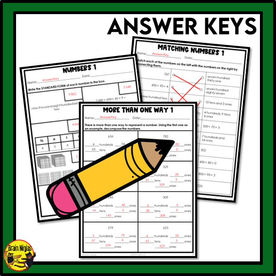 Saskatchewan Aligned Number Math Worksheets Bundle | Paper | Grade 4