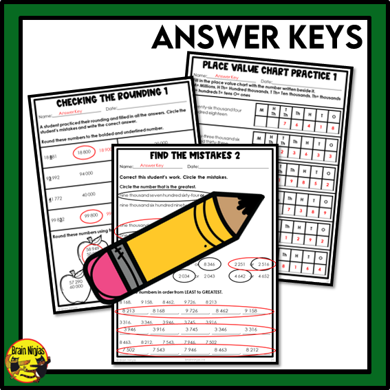 Saskatchewan Aligned Number Math Worksheets Bundle | Paper | Grade 5
