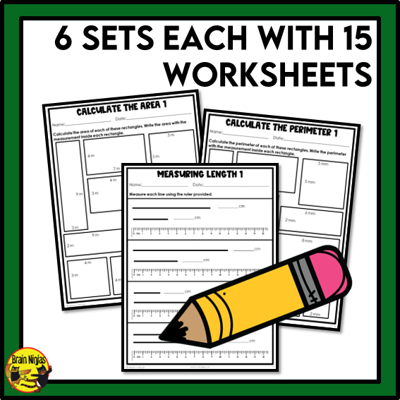 Saskatchewan Aligned Measurement Math Worksheets Bundle | Paper | Grade 5