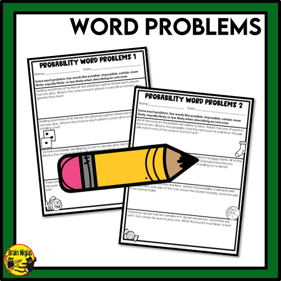 Saskatchewan Aligned Statistics and Probability Math Worksheets Bundle | Paper | Grade 5