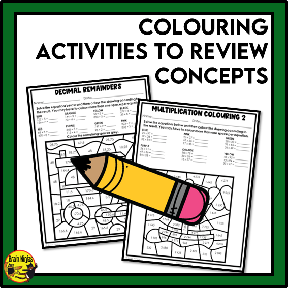 Saskatchewan Aligned Number Operations Math Worksheets Bundle | Paper | Grade 5