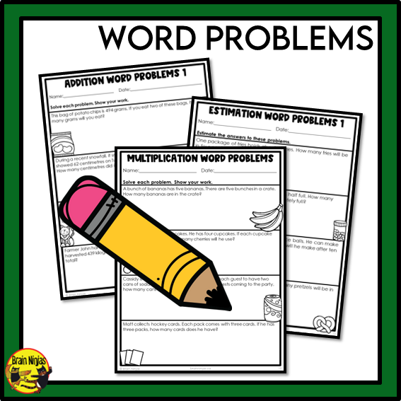 Saskatchewan Aligned Number Operations Math Worksheets Bundle | Paper | Grade 3