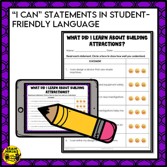 Simple Machines Design a Carnival Attraction STEM Activity | Paper and Digital