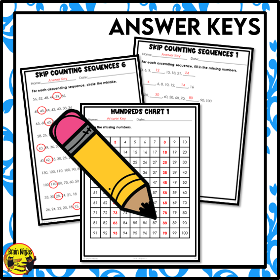 Skip Counting to 1 000 Math Worksheets | Paper | Grade 3
