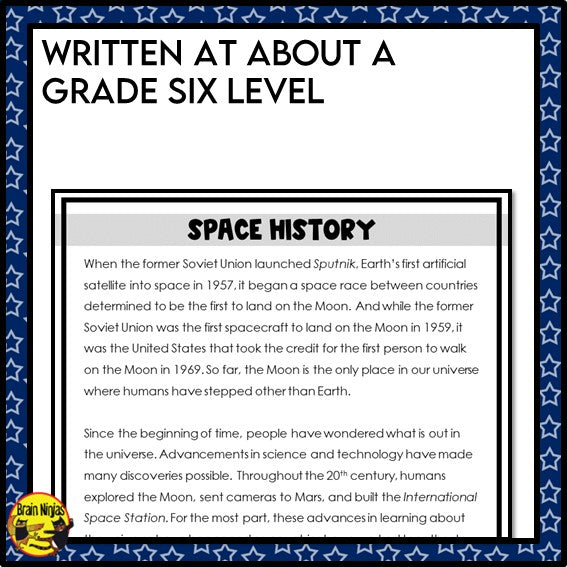 Astronomy Reading Passages | Space | Sky Science | Paper and Digital