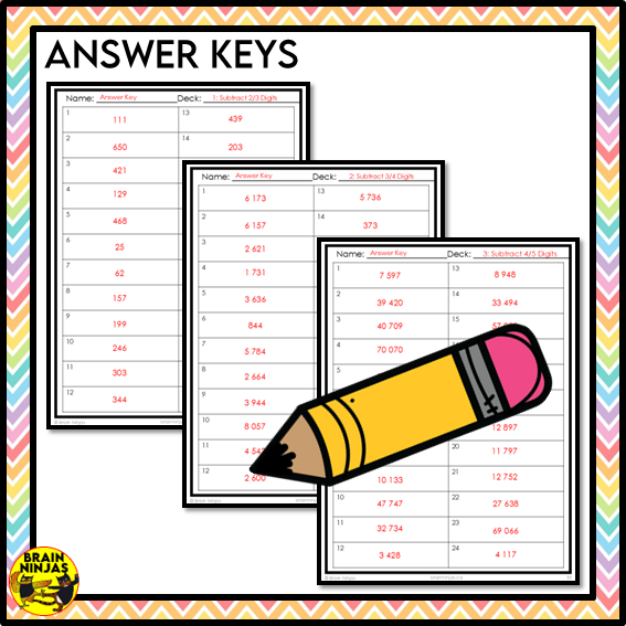 Subtraction With Regrouping Within 100 000 Task Cards | Paper and Digital