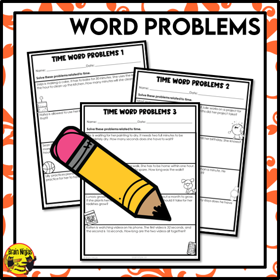 Time Concepts and Time Referents Math Worksheets | Paper | Grade 3