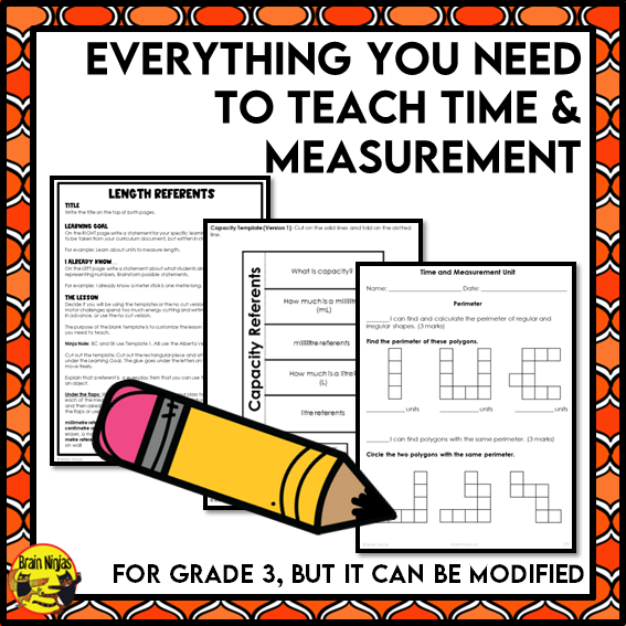 Time and Measurement Interactive Math Unit | Paper | Grade 3