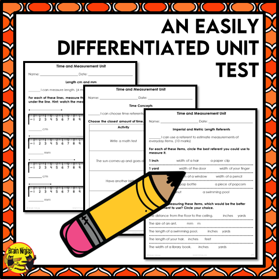 Time and Measurement Interactive Math Unit | Paper | Grade 3