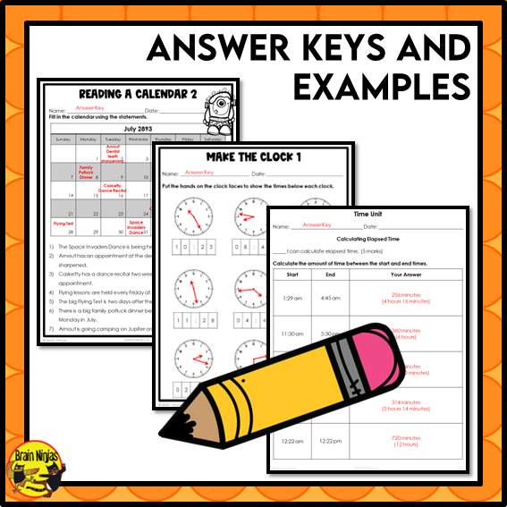 Reading Clocks and Elapsed Time Interactive Math Unit | Paper | Grade 4