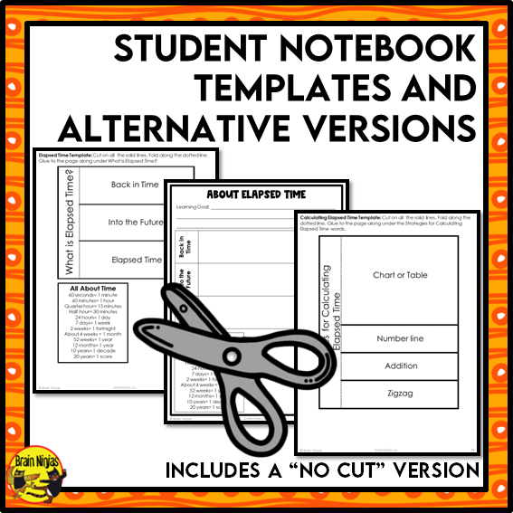 Calculating Elapsed Time Interactive Math Unit | Paper | Grade 5