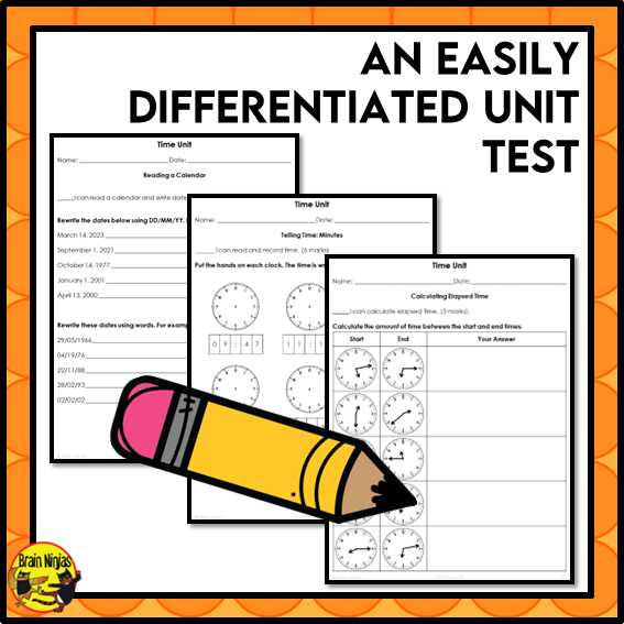 Reading Clocks and Elapsed Time Interactive Math Unit | Paper | Grade 4