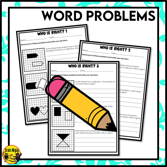 Transformations of 2D Shapes Math Worksheets | Paper | Introduction