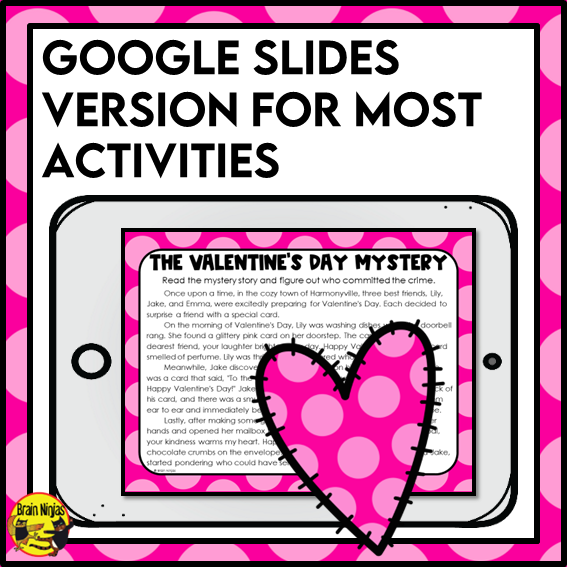 Valentine's Day Activities Word Games and Puzzles | Paper and Digital