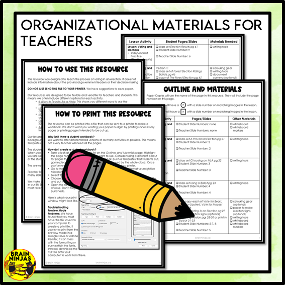Voting and Elections Grade 3 Social Studies | Paper and Digital