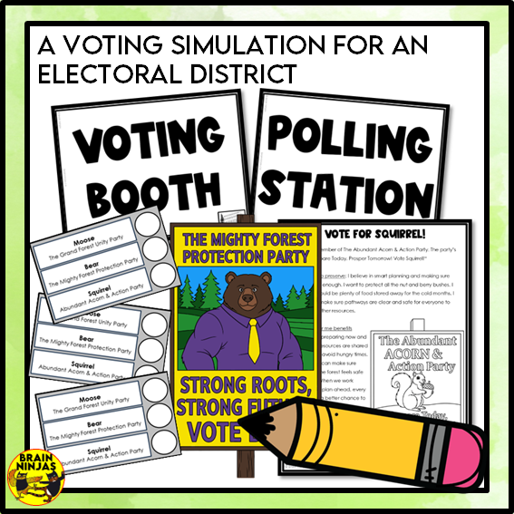 Voting and Elections Grade 3 Social Studies | Paper and Digital