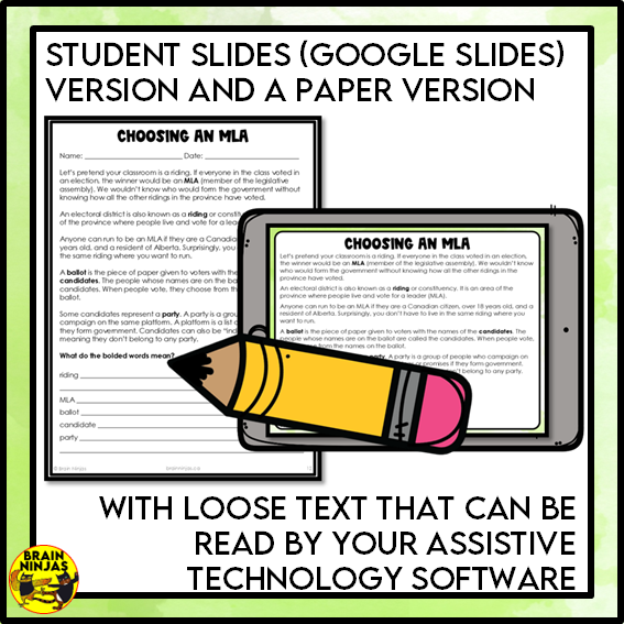 Voting and Elections Grade 3 Social Studies | Paper and Digital