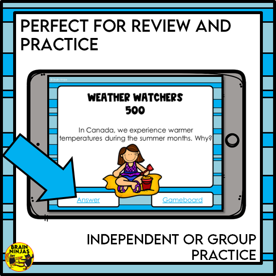 Weather Interactive Review Game | Digital