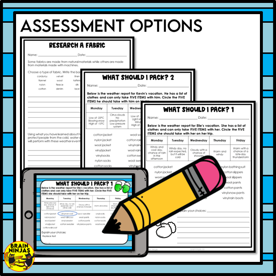 Weather Clothing and Fabric Experiments | Paper and Digital