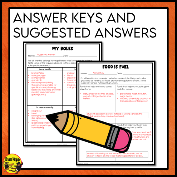 Wellness Choices | Health and Wellness Unit | Paper and Digital | Grade 1 to 3