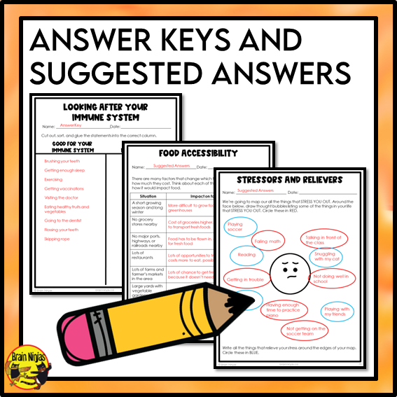 Wellness and Healthy Choices | Health and Wellness Unit | Paper and Digital | Grade 4 to 6