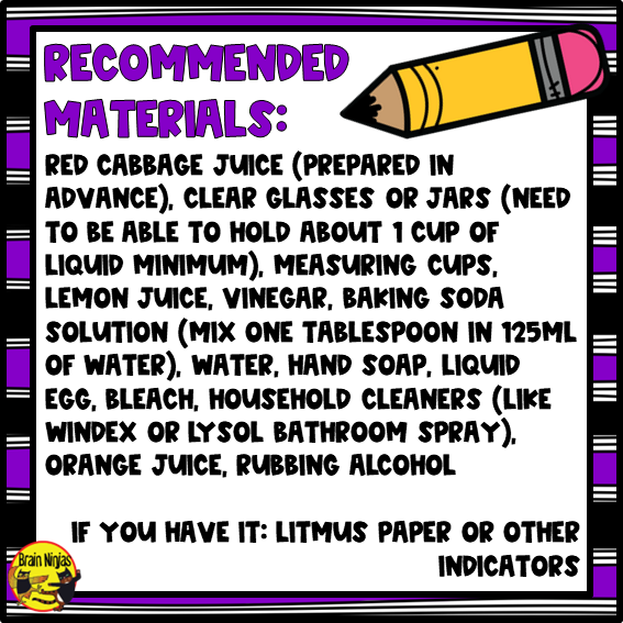 Chemistry Lessons Acids and Bases | Paper and Digital