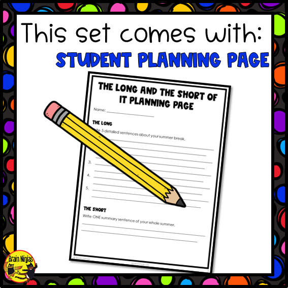Free Back To School Writing Activity and Bulletin Board | Paper