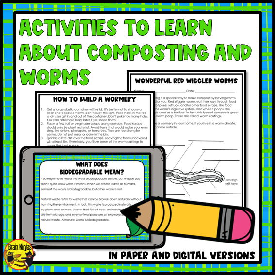 Biodegradability Lessons | Waste In Our World | Paper and Digital