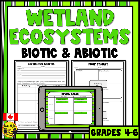 Wetlands Biotic and Abiotic Interactions | Paper and Digital