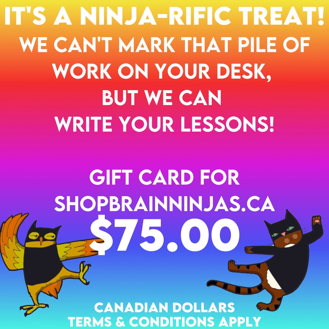 Brain Ninjas $75.00 Gift Card