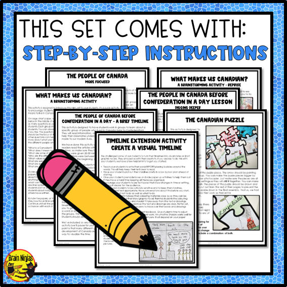 Canadian History Lessons | People Before Confederation | Paper and Digital