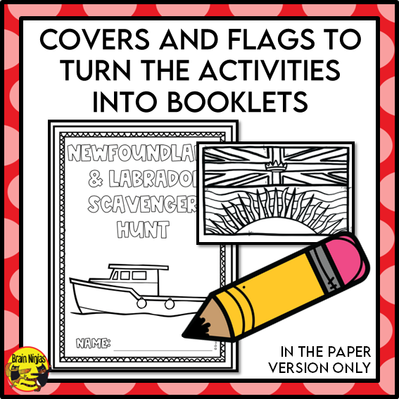Canadian Geography Scavenger Hunt Bundle | Paper and Digital