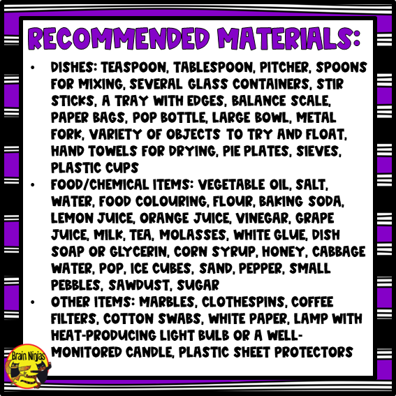 Chemistry STEM Challenges | Paper and Digital