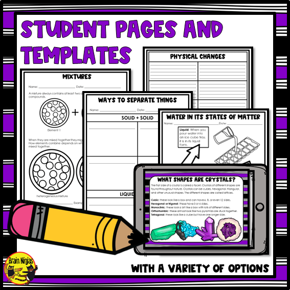 Chemistry Unit | Paper and Digital