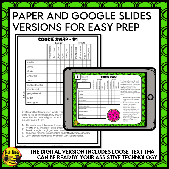 Christmas Logic Puzzles | Paper and Digital